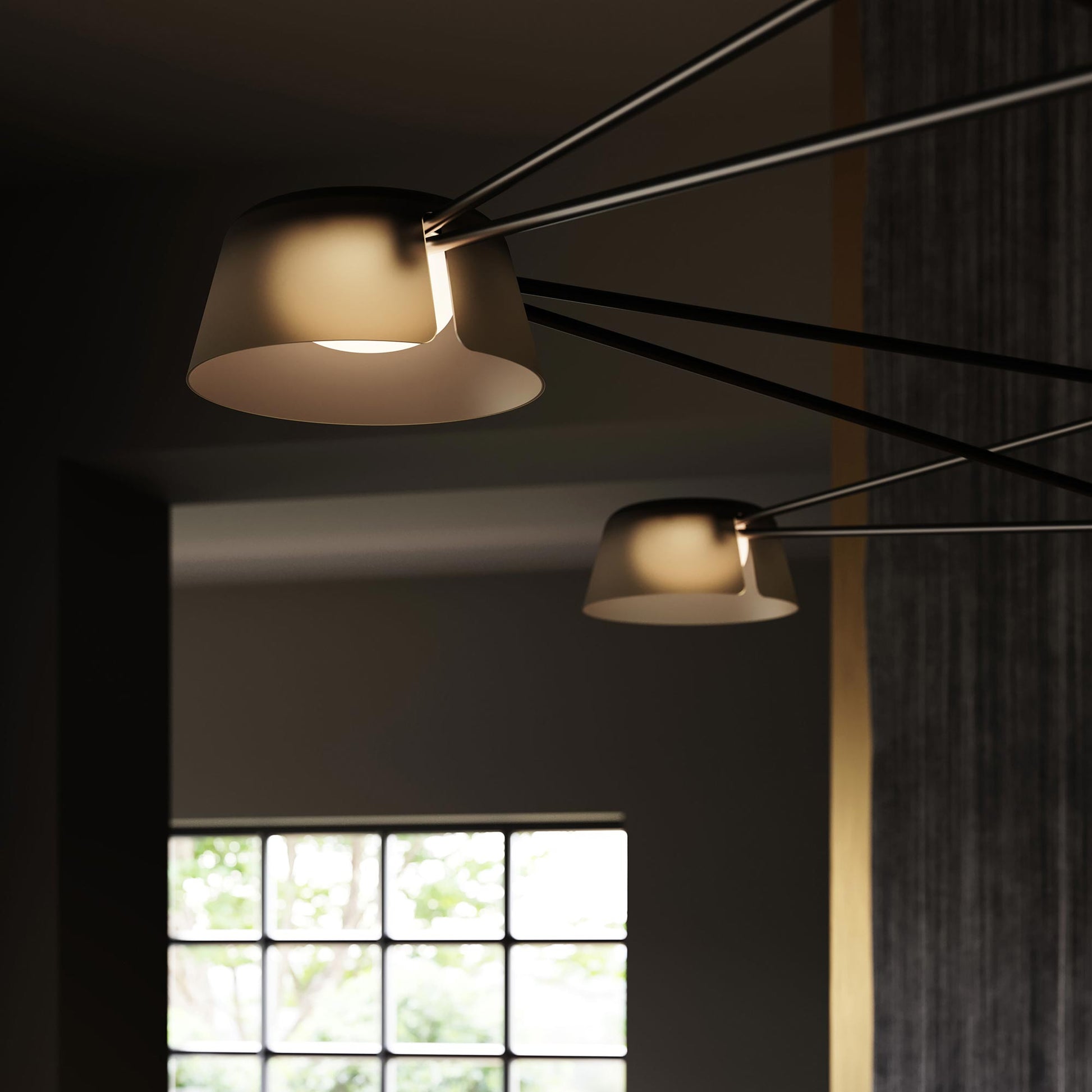 Ray Linear LED Chandelier in Detail.