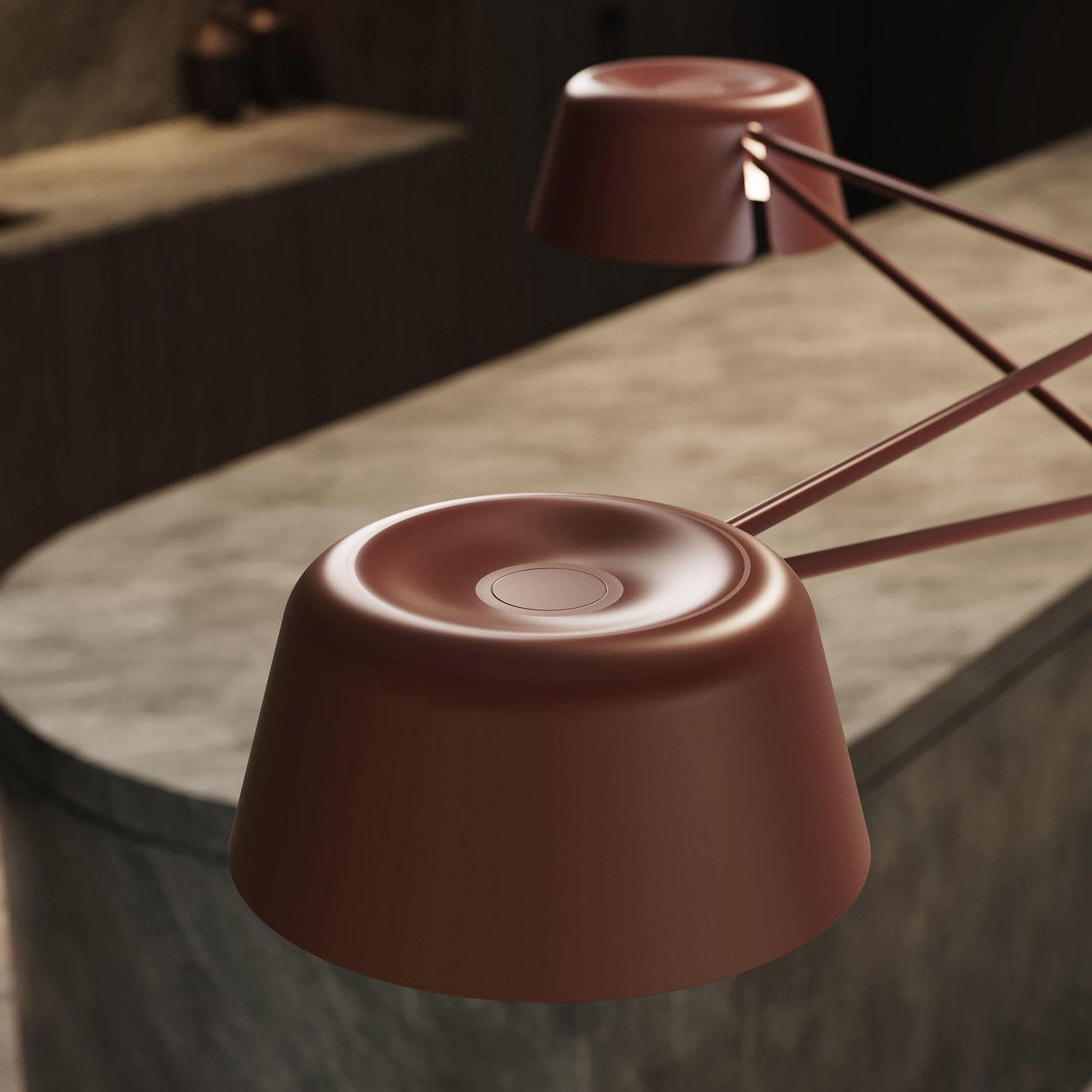 Ray Linear LED Chandelier in Detail.