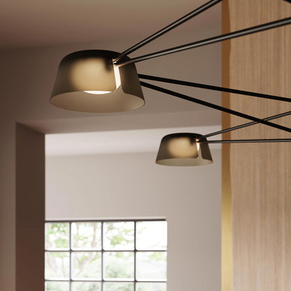 Ray Linear LED Chandelier in Detail.