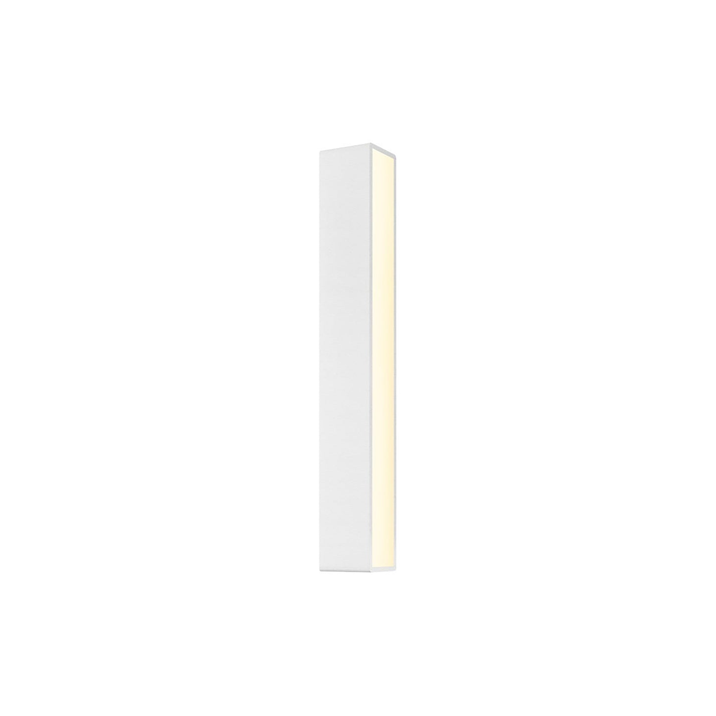 Sideways LED Wall Light in Texture White (24-Inch).