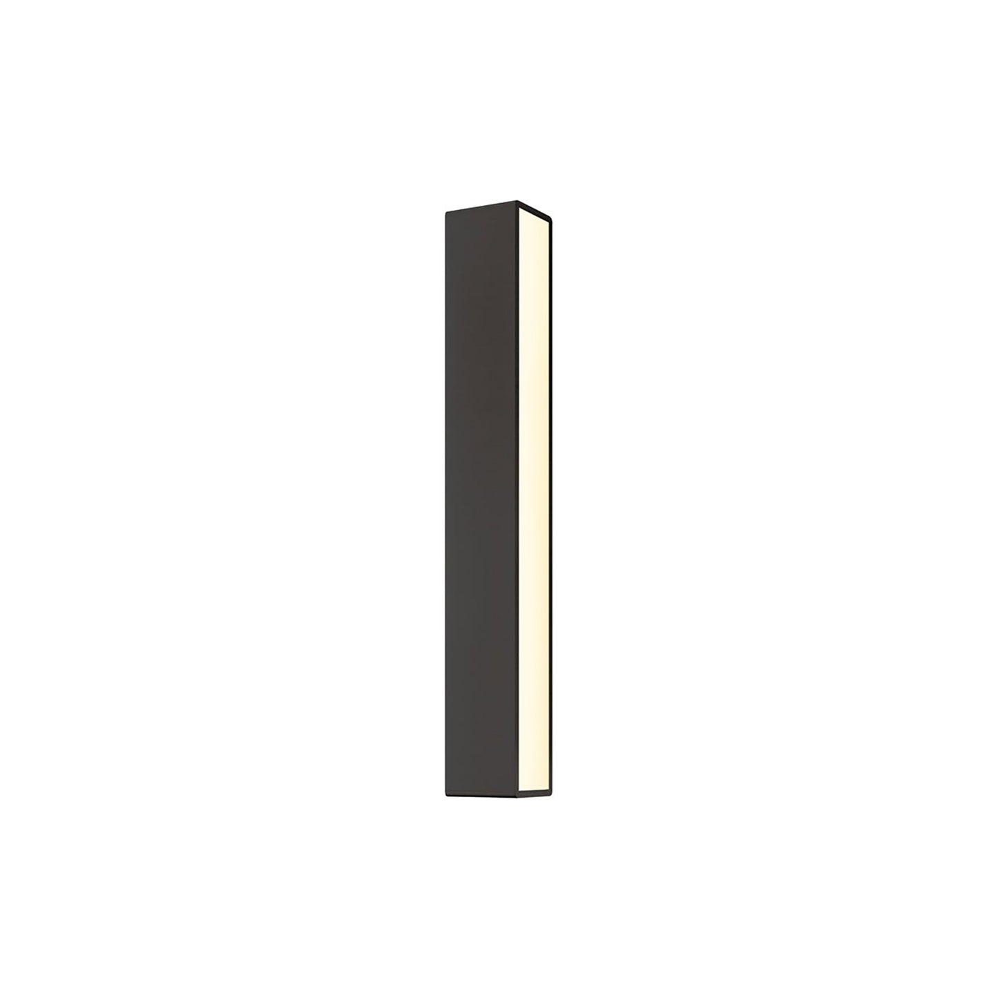 Sideways LED Wall Light in Textured Bronze (24-Inch).