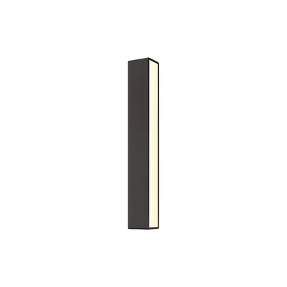 Sideways LED Wall Light in Textured Bronze (24-Inch).