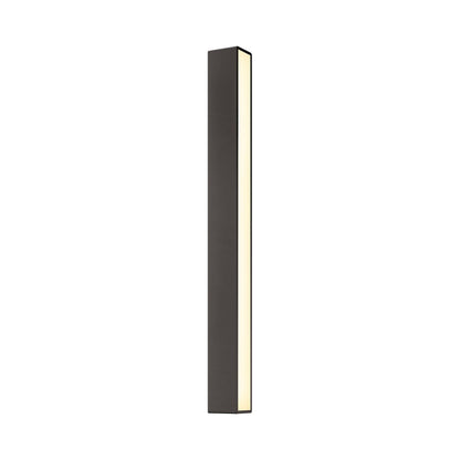 Sideways LED Wall Light in Textured Bronze (36.25-Inch).