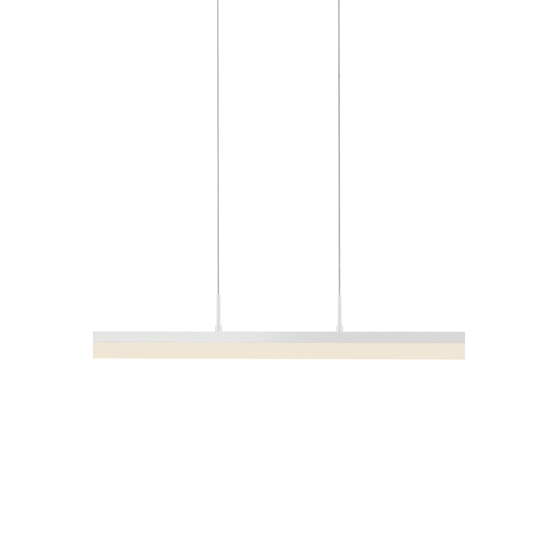 Stiletto LED Pendant Light in Satin White (X-Small).