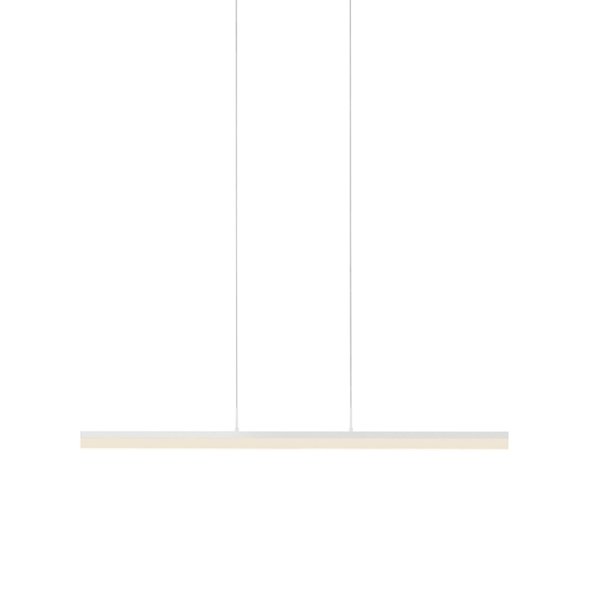 Stiletto LED Pendant Light in Satin White (Medium).