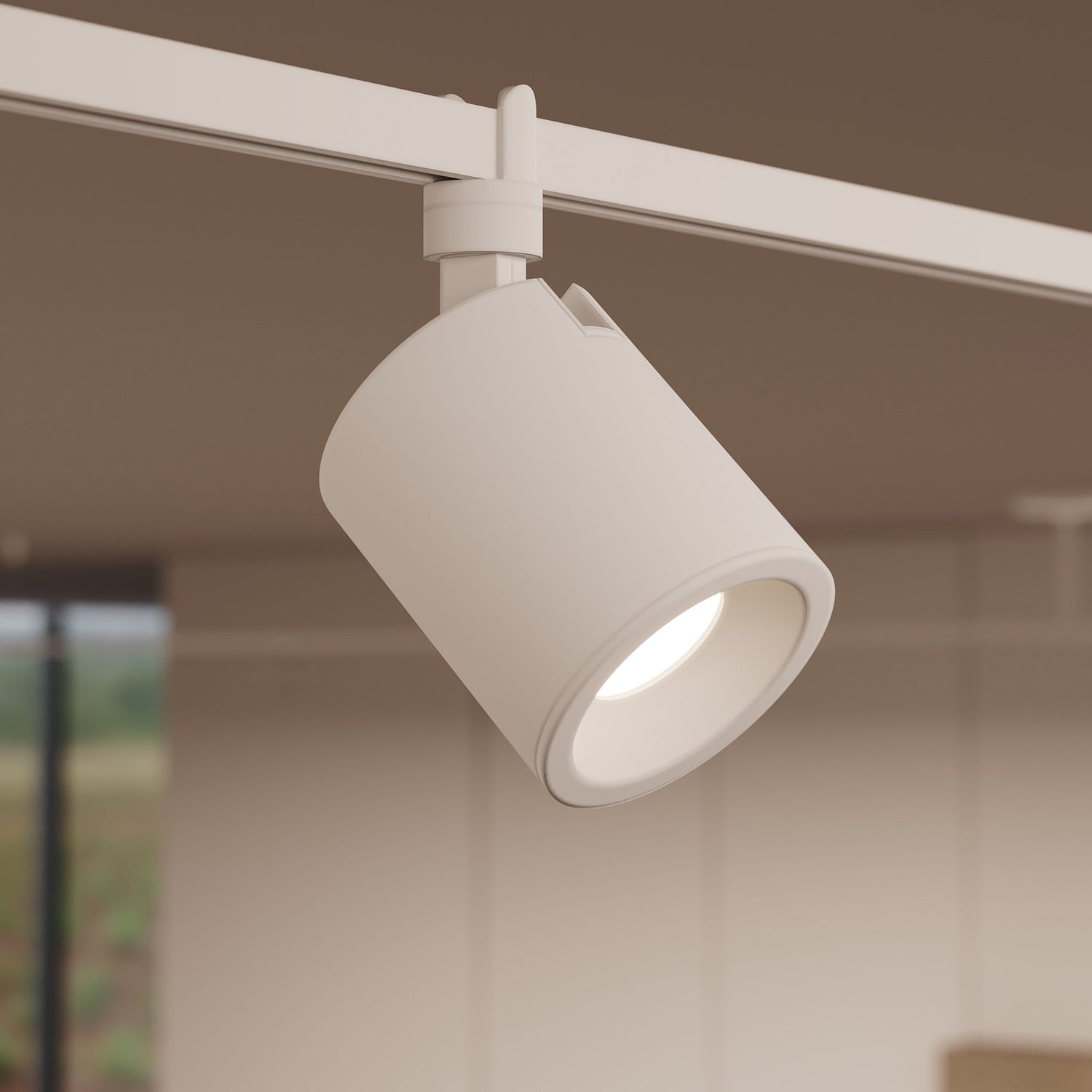 Suspenders® 1-Tier Path Square Cylinder LED Chandelier in Detail.