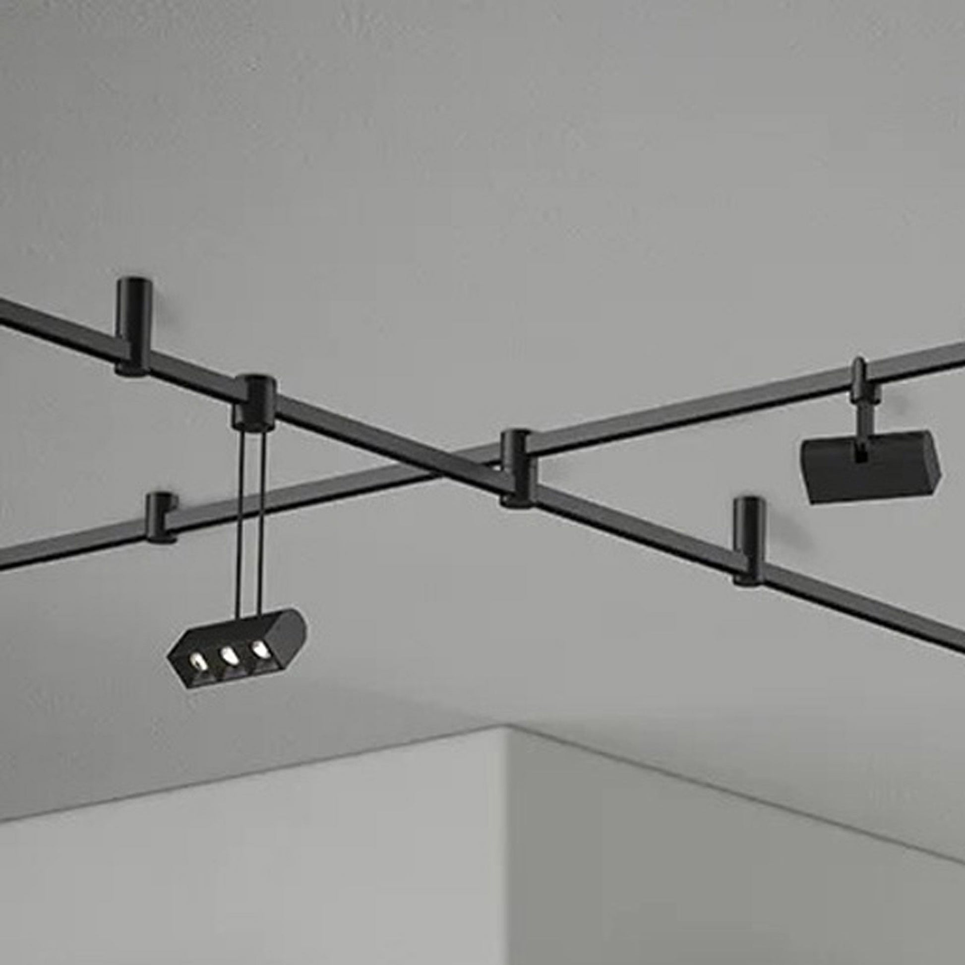 Suspenders® 2-Bar Freeform LED Flush Mount Ceiling Light in Detail.