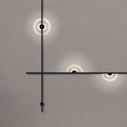 Suspenders® 2-Bar Mezzaluna LED Wall Light in Detail.