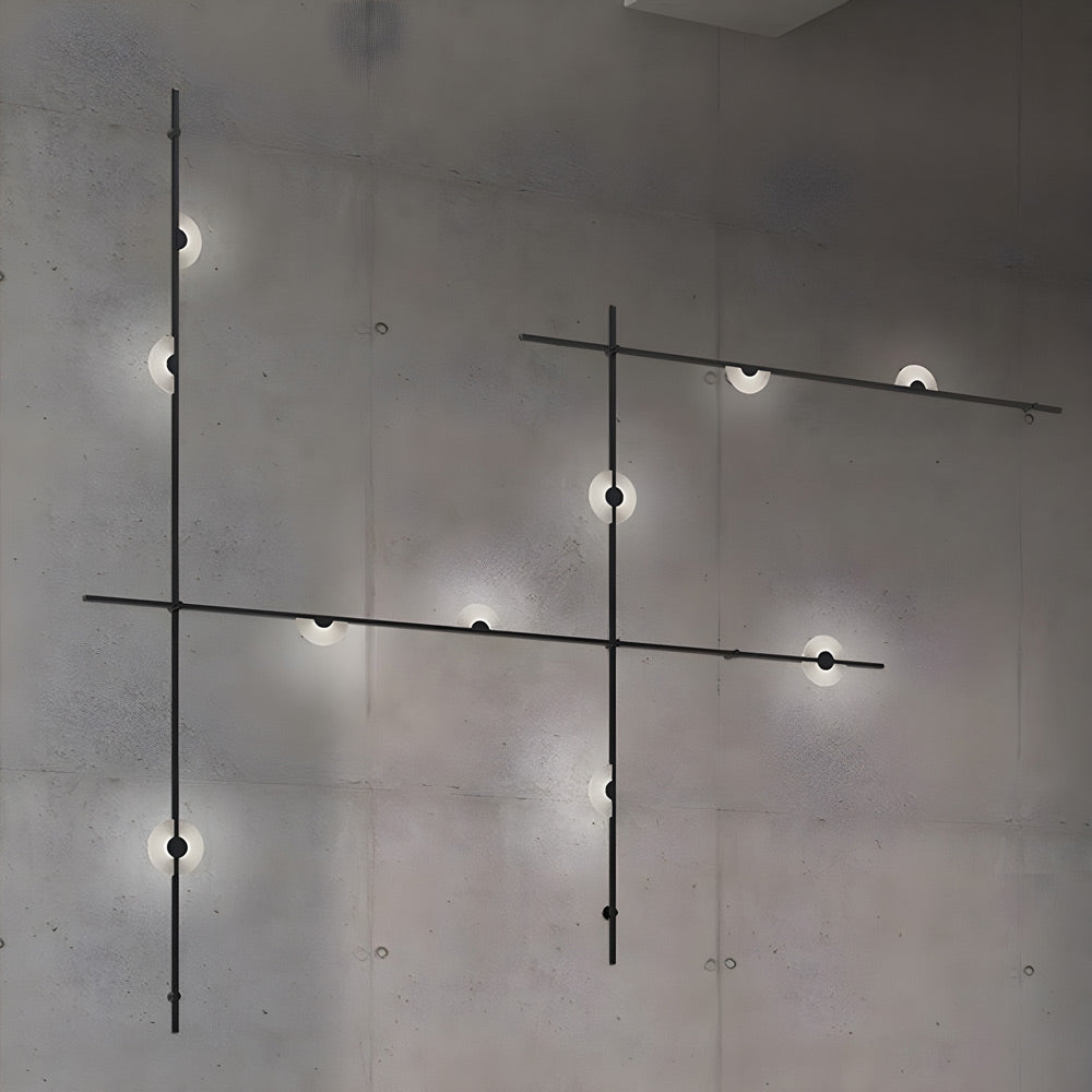 Suspenders® 4-Bar Mezzaluna LED Wall Light.