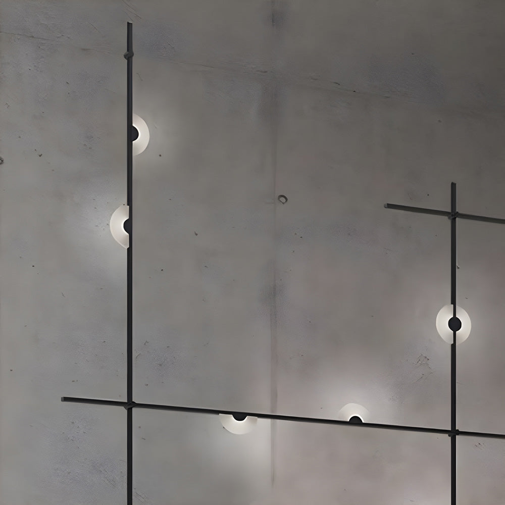 Suspenders® 4-Bar Mezzaluna LED Wall Light in Detail.