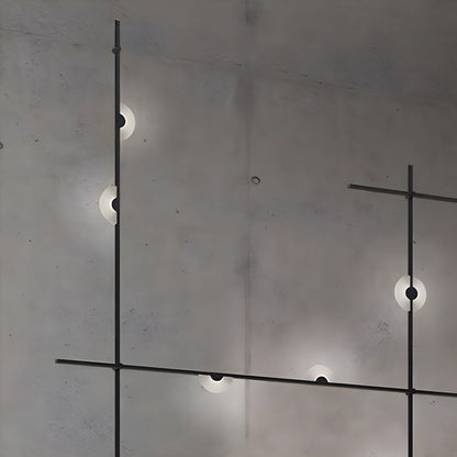 Suspenders® 4-Bar Mezzaluna LED Wall Light in Detail.