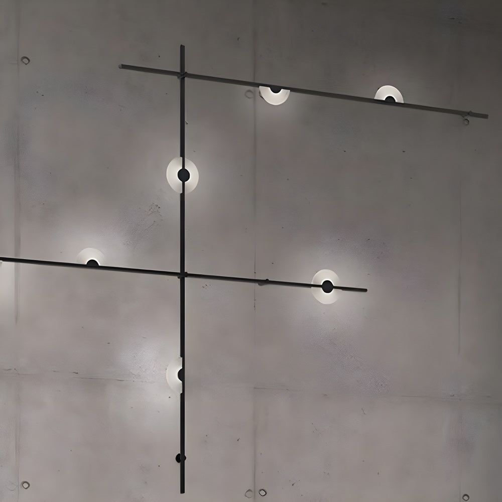 Suspenders® 4-Bar Mezzaluna LED Wall Light in Detail.