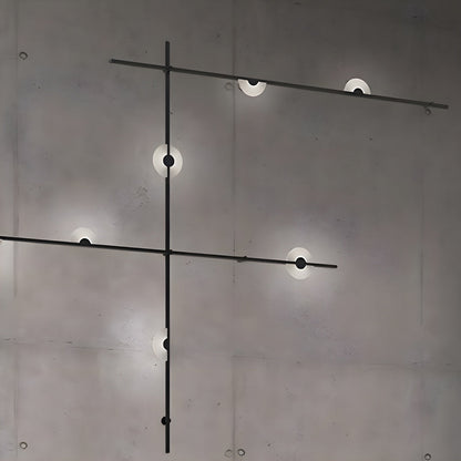Suspenders® 4-Bar Mezzaluna LED Wall Light in Detail.