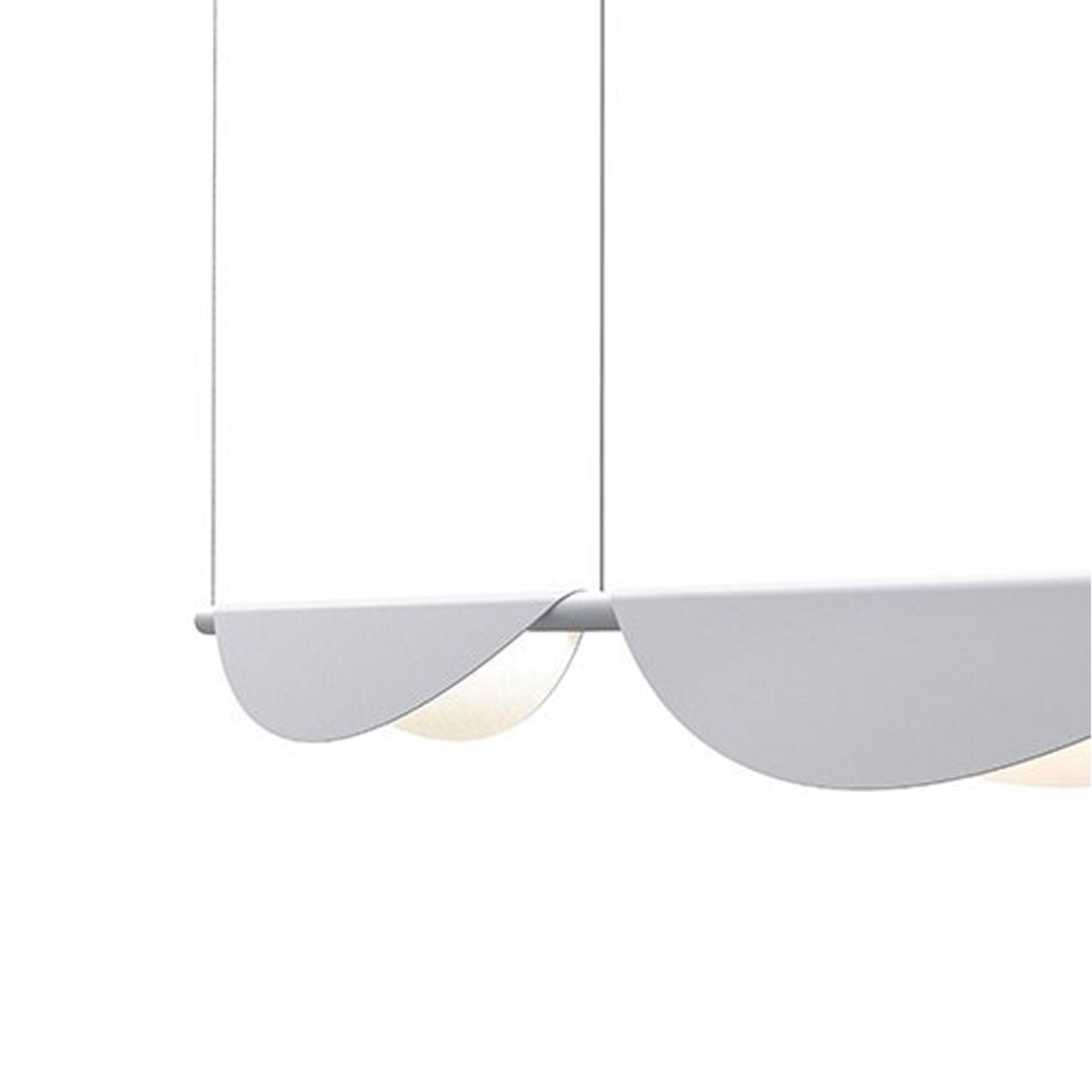 Tela™ LED Double Pendant Light in Detail.