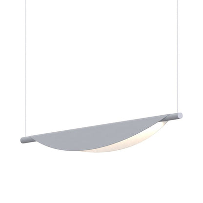 Tela™ LED Pendant Light in Dove Gray.