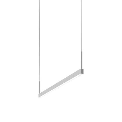 Thin-Line™ LED Pendant Light in Satin White (2-Light/36-Inch).