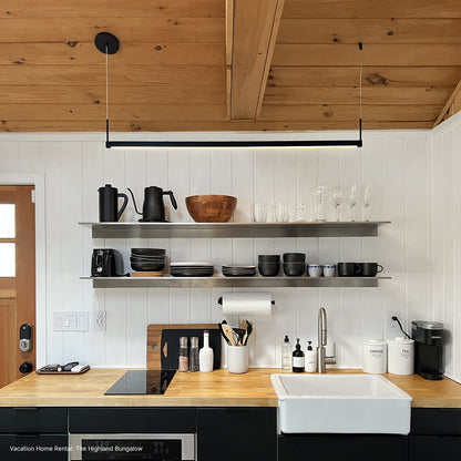 Thin-Line™ LED Pendant Light in kitchen.