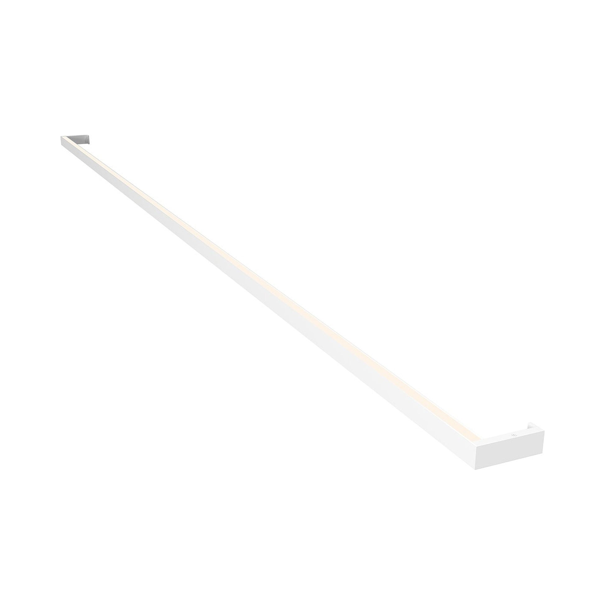 Thin-Line™ LED Wall Light in Satin White (1-Light/96-Inch/Direct).