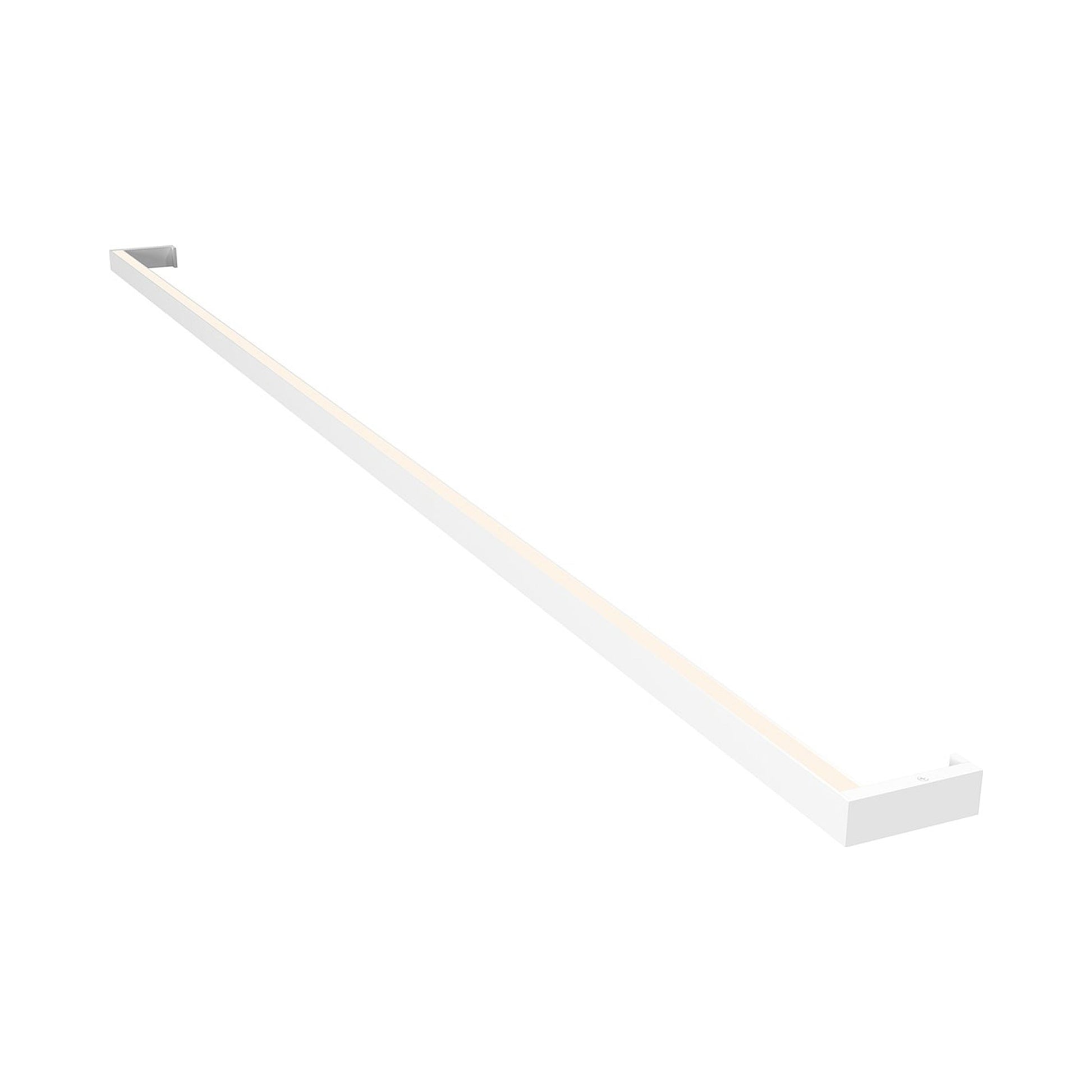 Thin-Line™ LED Wall Light in Bright Satin Aluminum (1-Light/72-Inch/Direct).