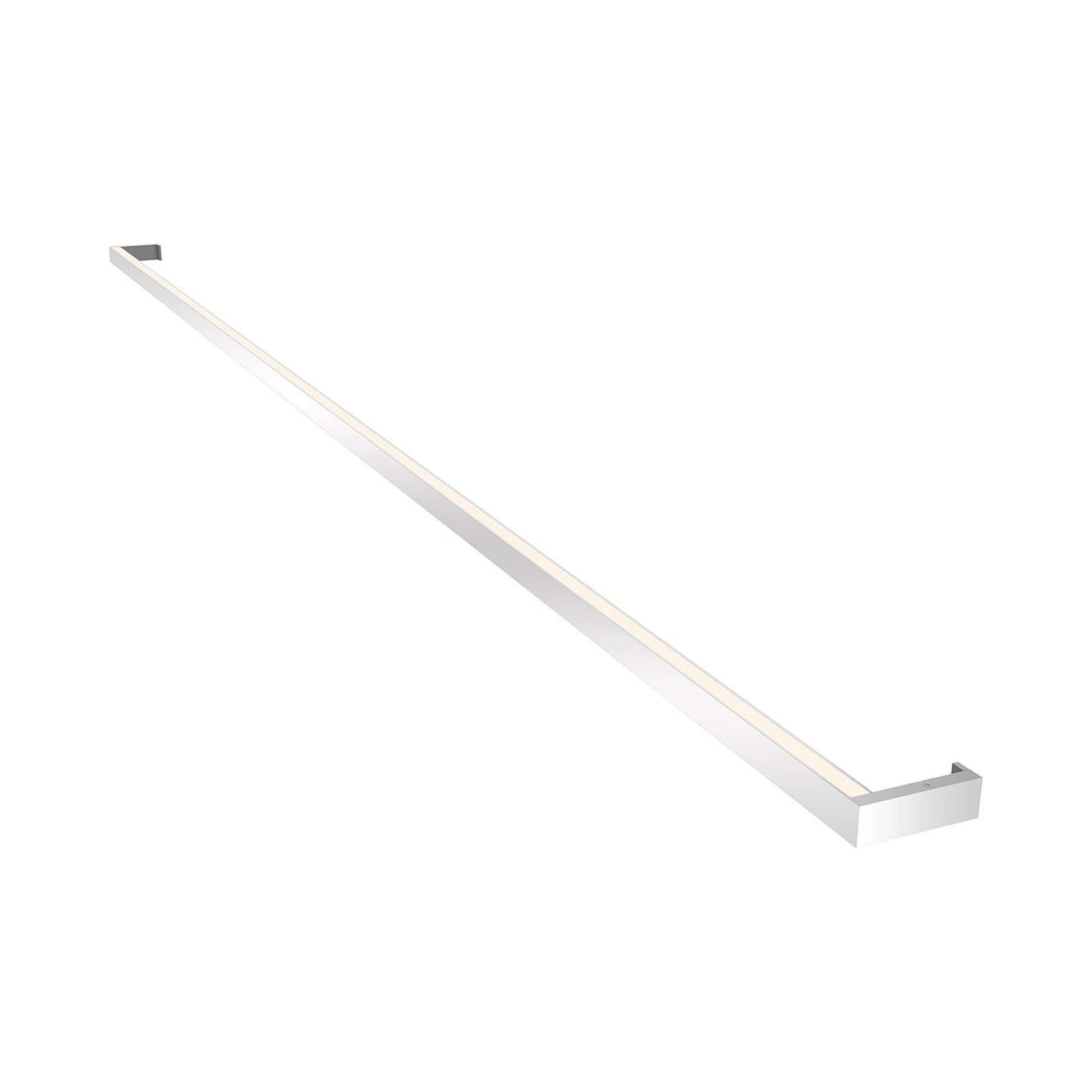 Thin-Line™ LED Wall Light in Bright Satin Aluminum (1-Light/96-Inch/Direct).