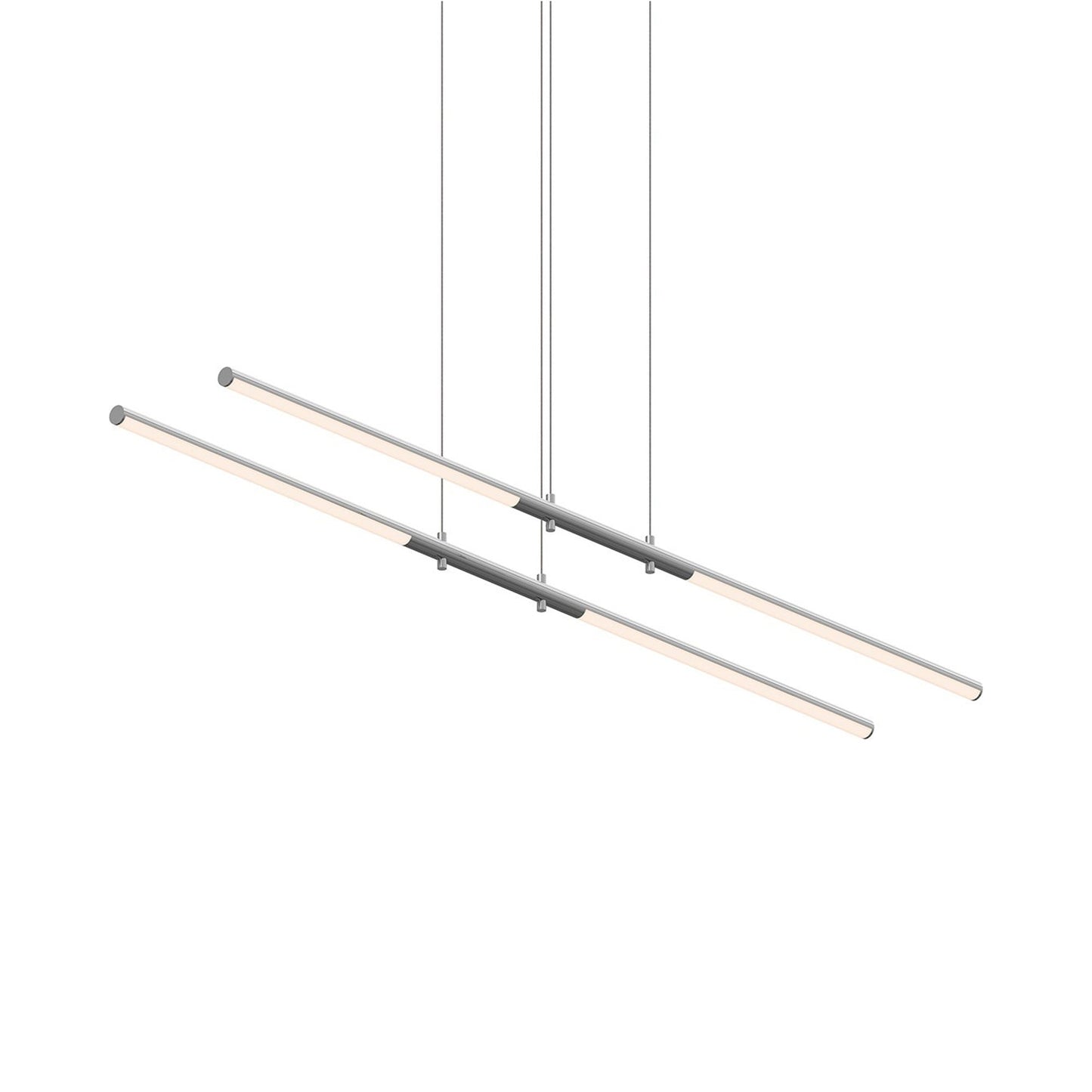 Tik-Tak™Tandem LED Pendant Light in Polished Chrome.