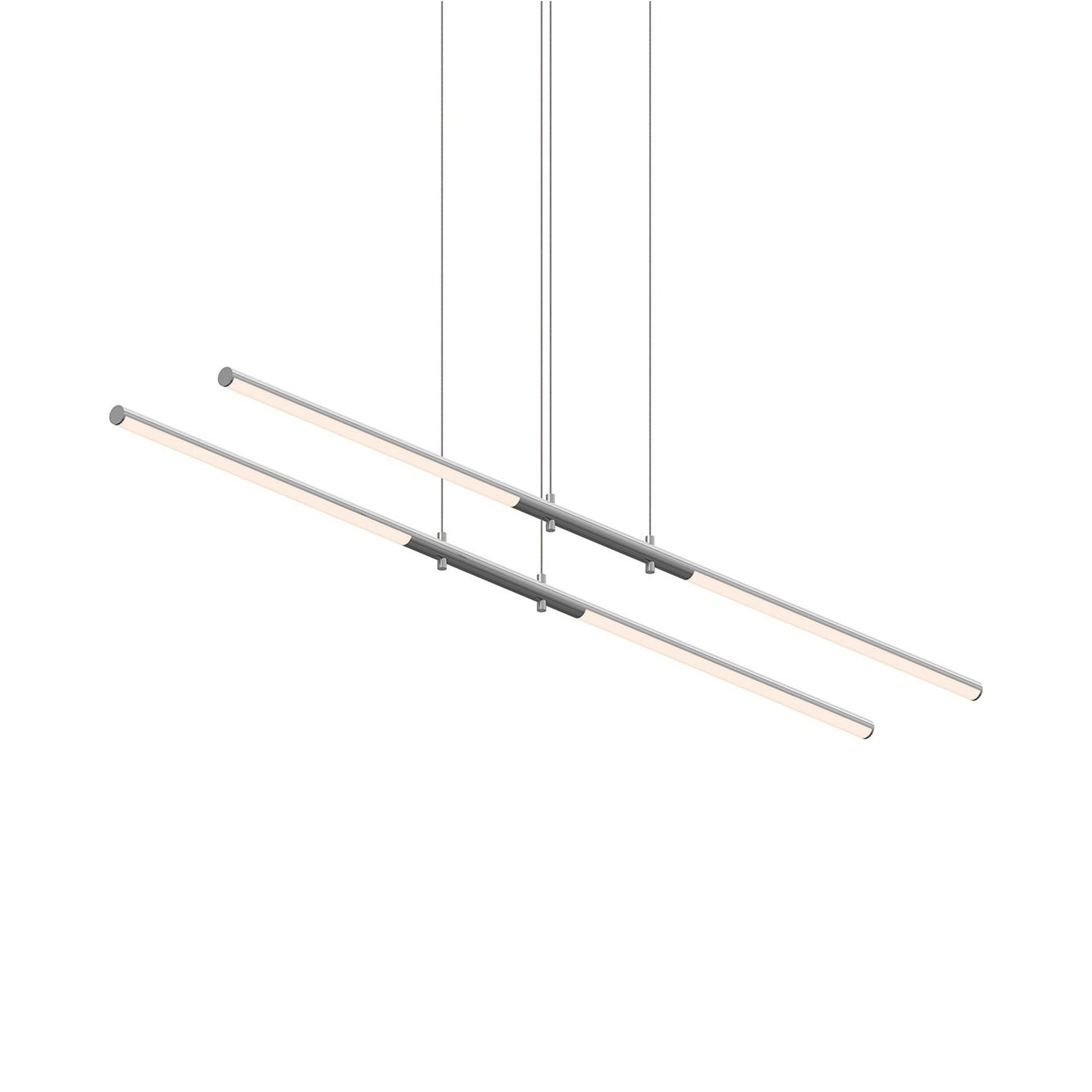 Tik-Tak™Tandem LED Pendant Light in Polished Chrome.