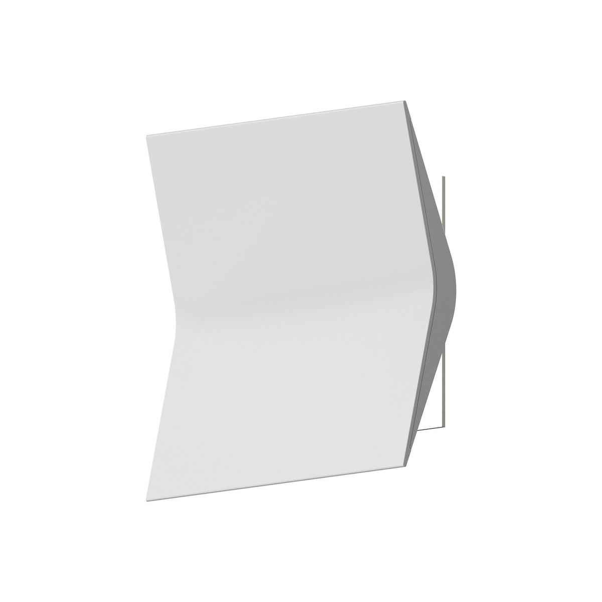 Turo LED Wall Light in Satin White (Small).