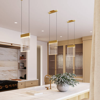 V Panels LED Pendant Light in kitchen.