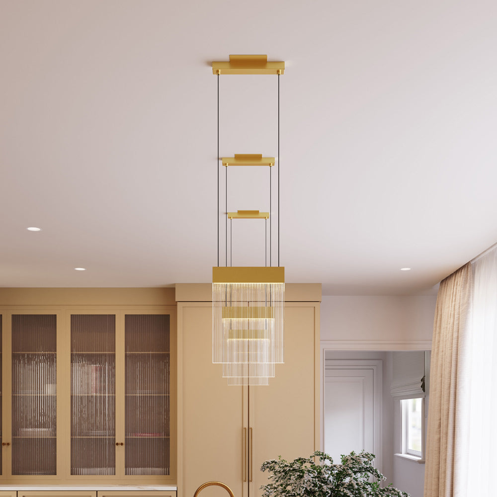 V Panels LED Pendant Light in kitchen.