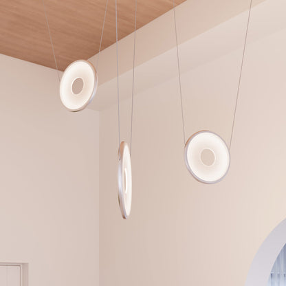 Yo Coin LED Pendant Light in Detail.