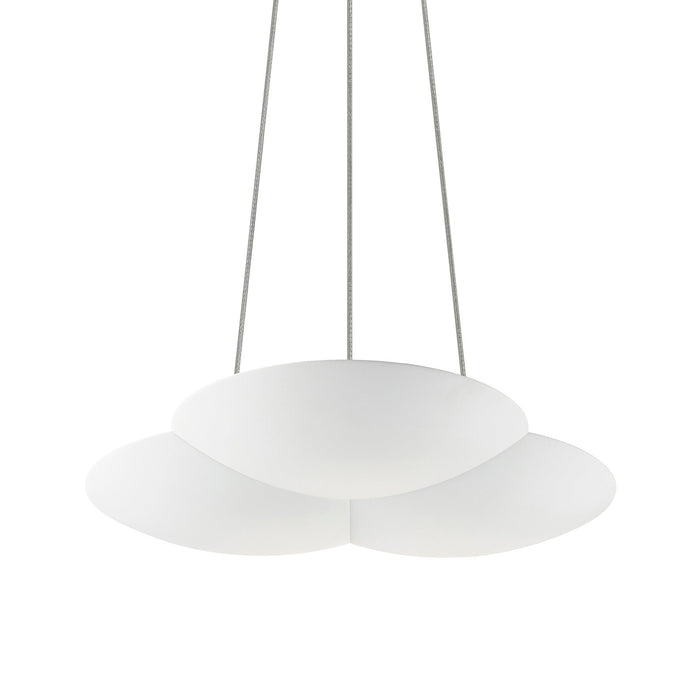 Cloud™ LED Pendant Light in Textured White/Uplight (Large).