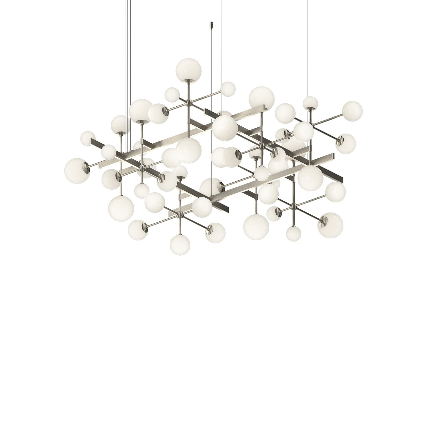 Nebula™ LED Pendant Light in Satin Nickel (Standard).