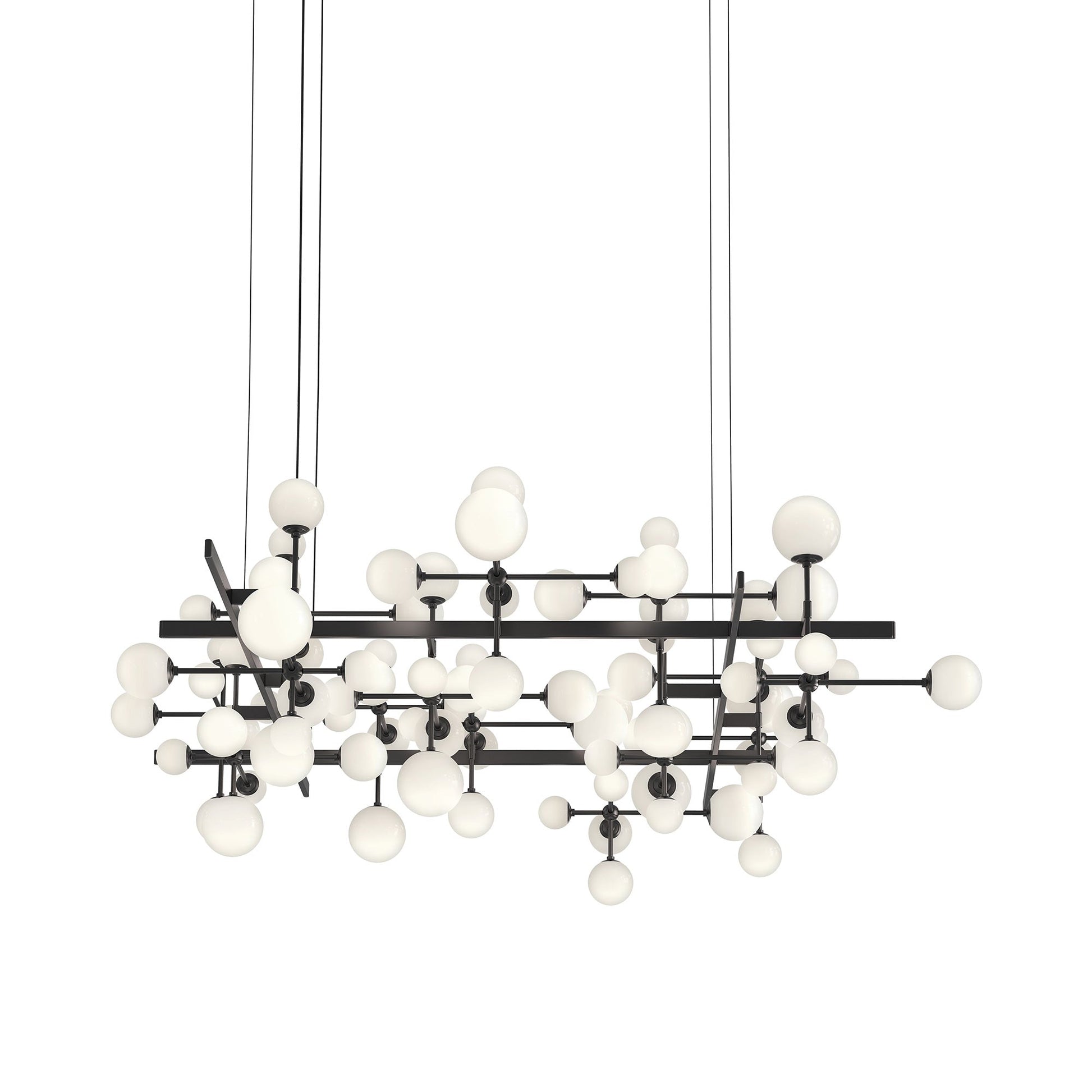 Nebula™ LED Pendant Light in Satin Black (Large).