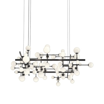 Nebula™ LED Pendant Light in Satin Black (Large).