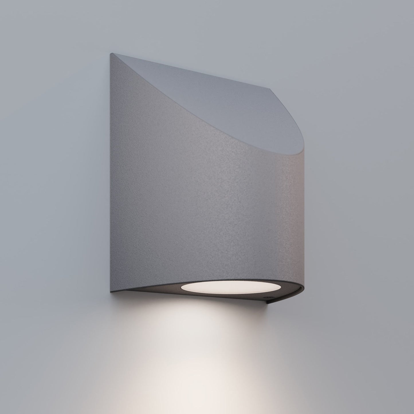 Shear Outdoor LED Wall Light in Detail.