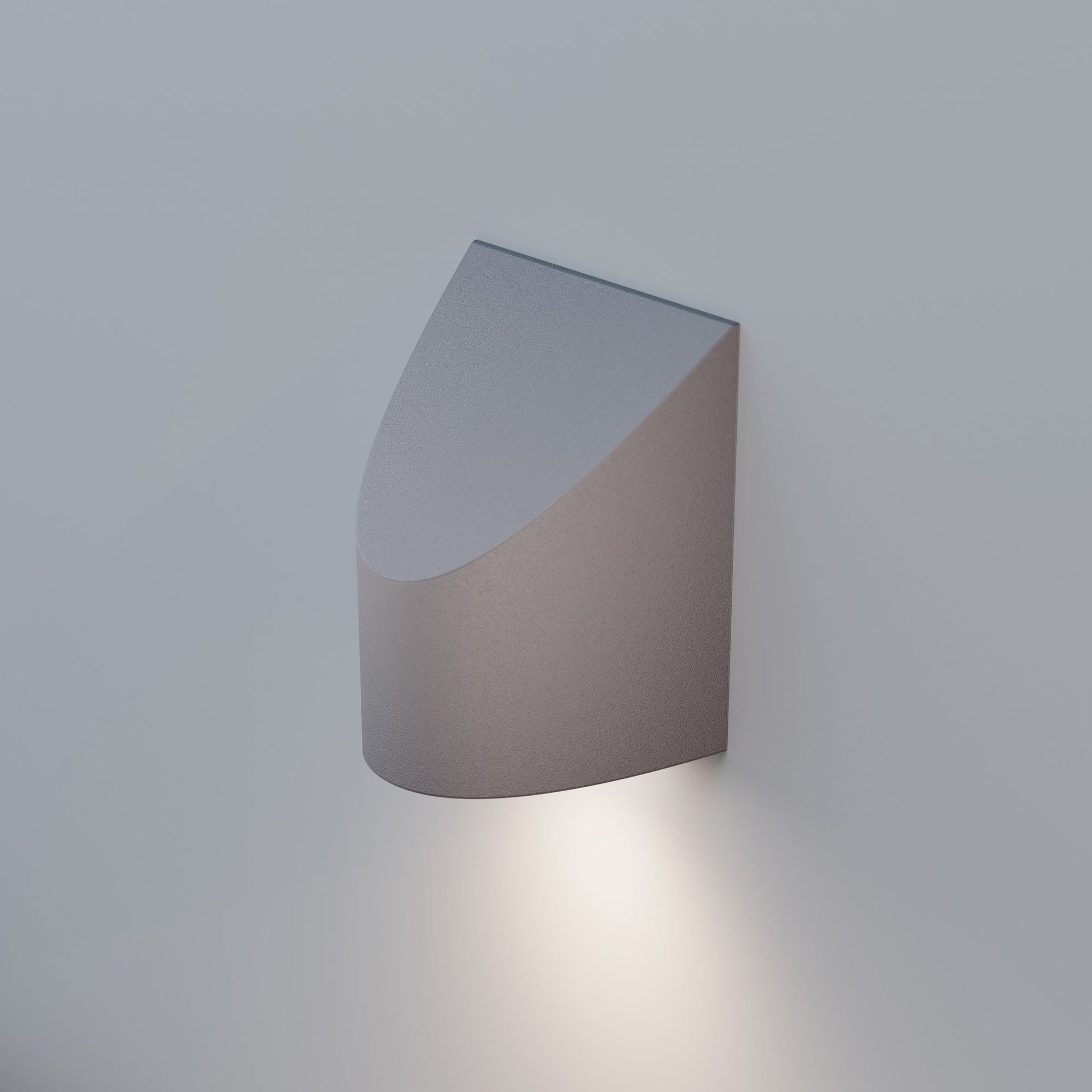 Shear Outdoor LED Wall Light in Detail.