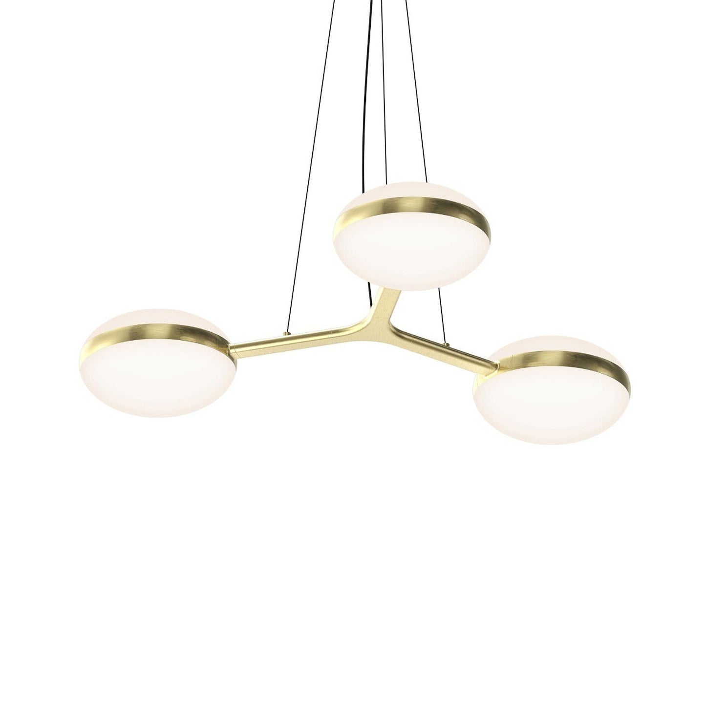 Pillows LED Pendant Light in Brass (Triple).