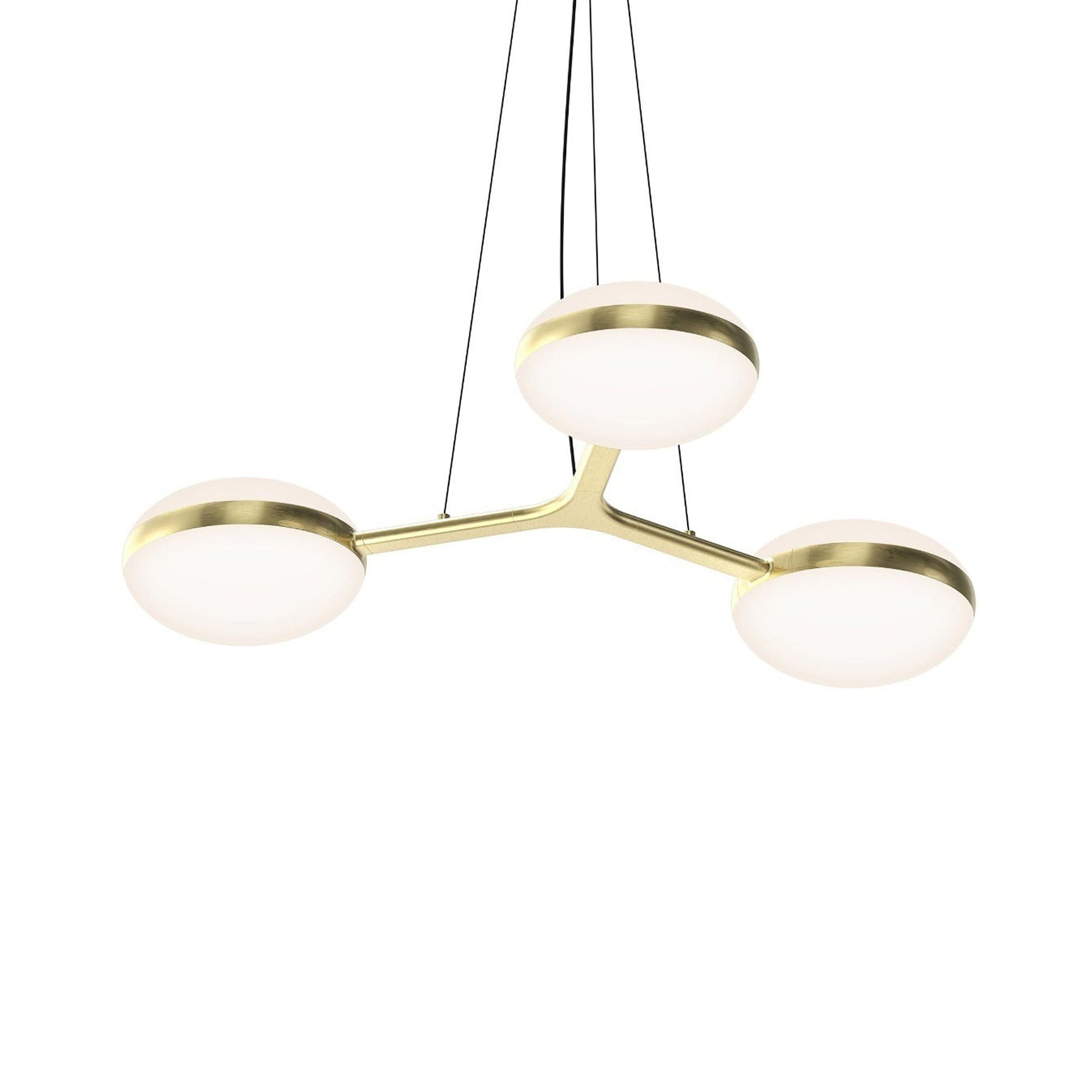 Pillows LED Pendant Light in Brass (Triple).