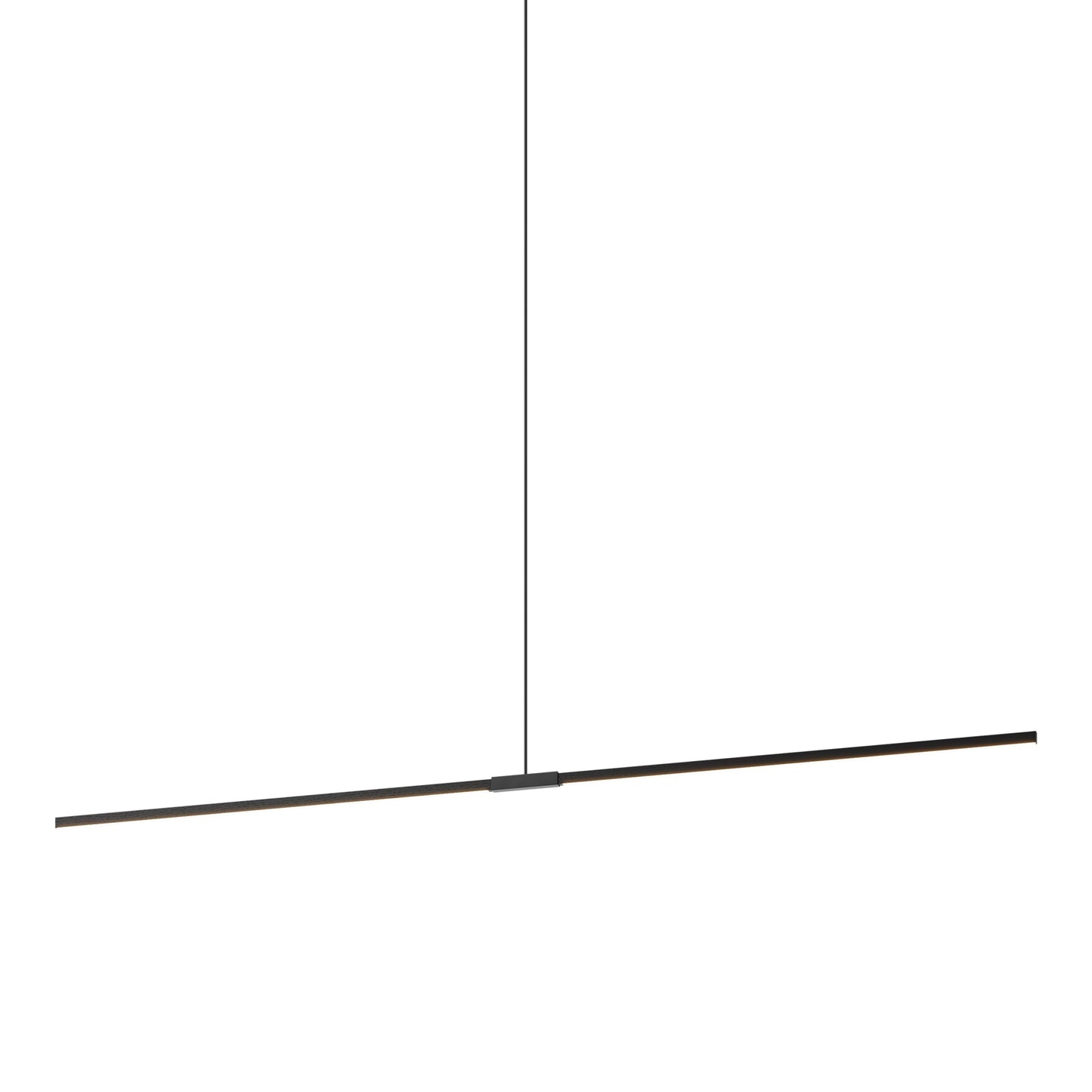 Stickbulb 10ft Linear LED Pendant Light in Ebonized Oak/Blackened.