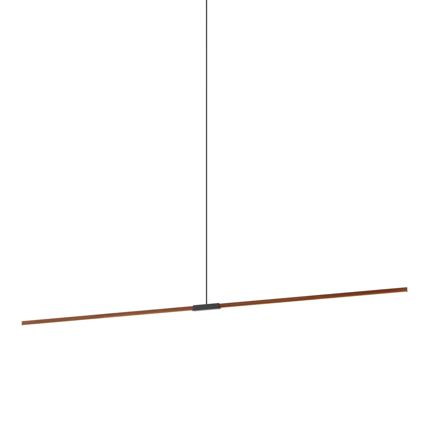 Stickbulb 10ft Linear LED Pendant Light in Water Tower Redwood/Blackened.