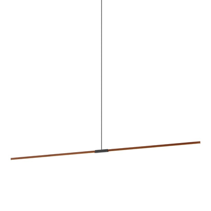 Stickbulb 10ft Linear LED Pendant Light in Water Tower Redwood/Blackened.