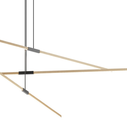 Stickbulb 10ft Multi Light Linear LED Pendant Light in Detail.