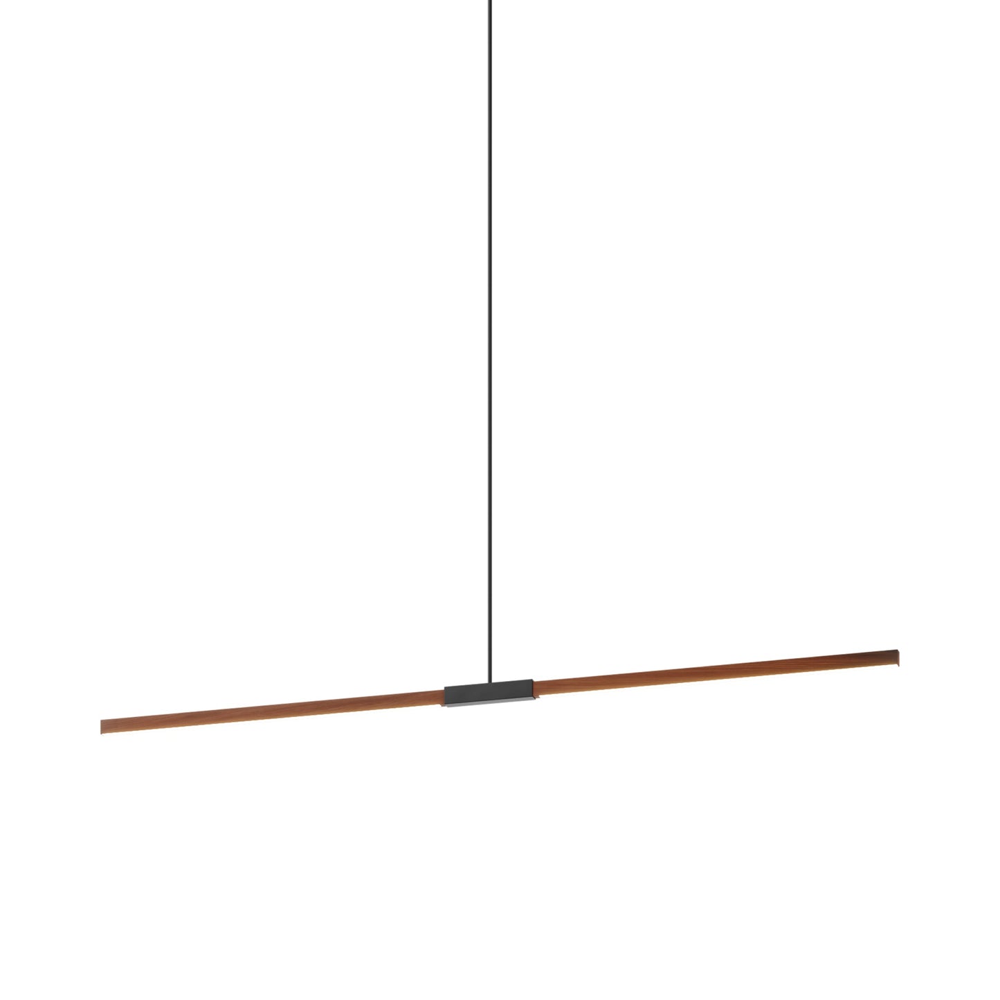 Stickbulb 6ft Linear LED Pendant Light in Water Tower Redwood/Blackened.