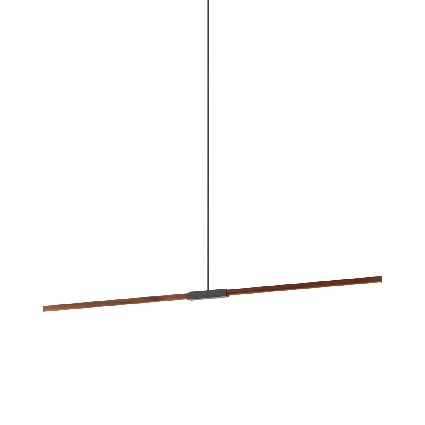 Stickbulb 6ft Linear LED Pendant Light in Water Tower Redwood/Slate Grey.