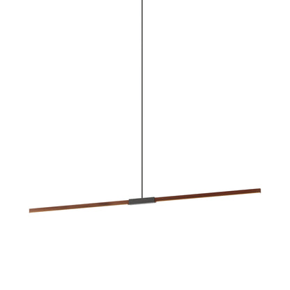 Stickbulb 6ft Linear LED Pendant Light in Water Tower Redwood/Slate Grey.