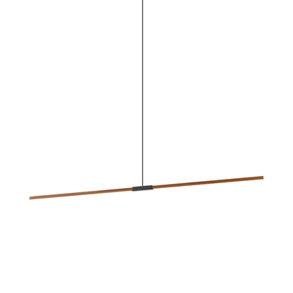 Stickbulb 8ft Linear LED Pendant Light in Water Tower Redwood/Blackened.