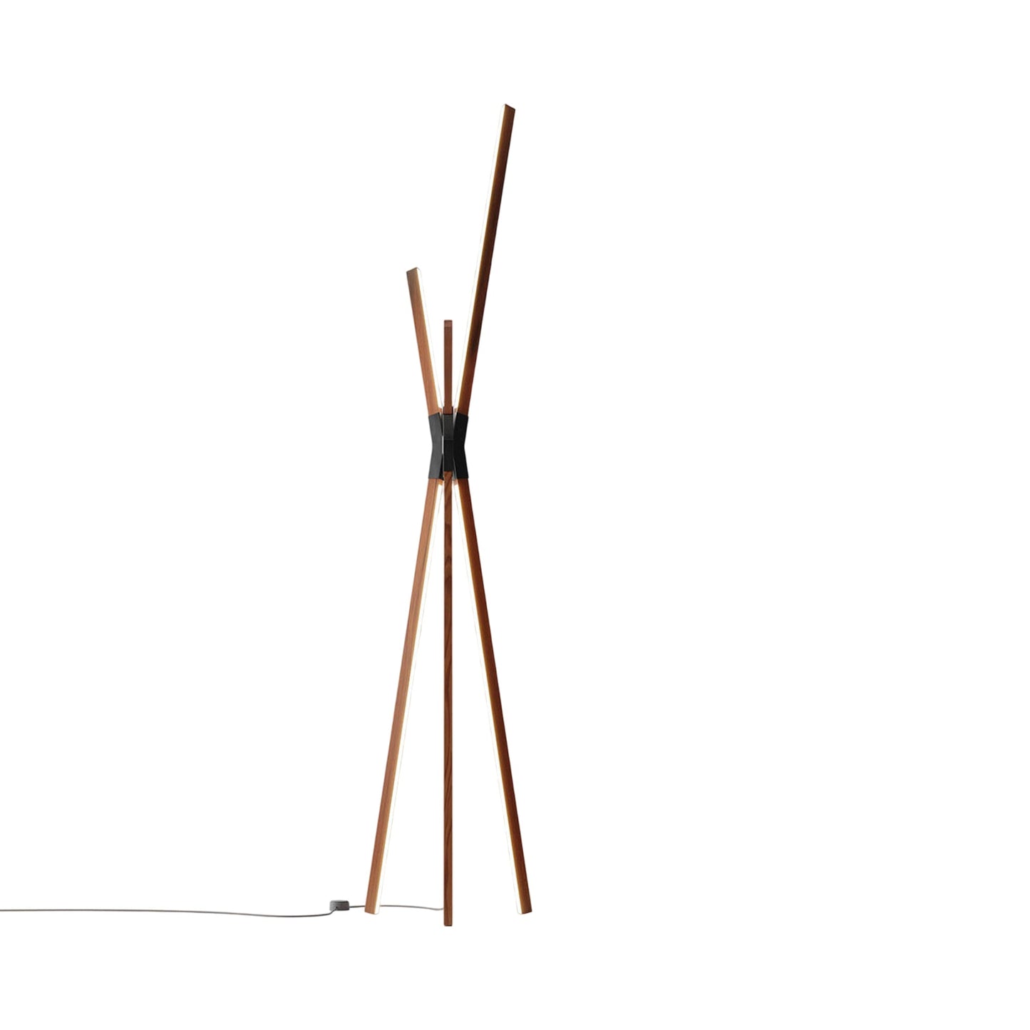Bang LED Floor Lamp in Water Tower Redwood/Blackened.