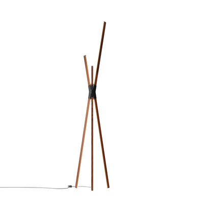 Bang LED Floor Lamp in Water Tower Redwood/Blackened.
