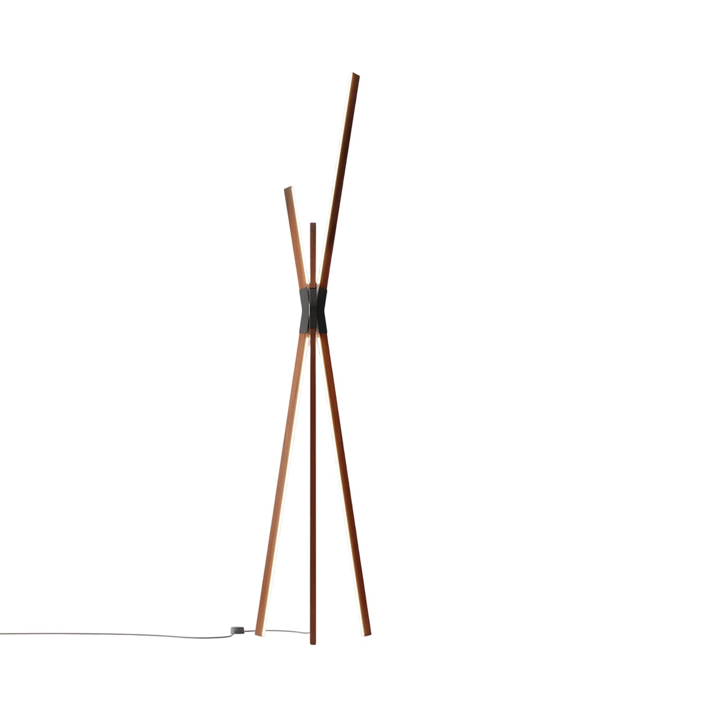 Bang LED Floor Lamp in Water Tower Redwood/Slate Grey.