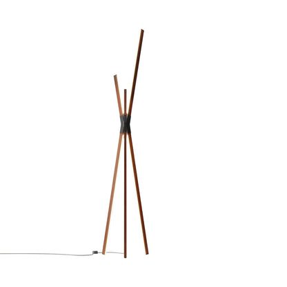 Bang LED Floor Lamp in Water Tower Redwood/Slate Grey.